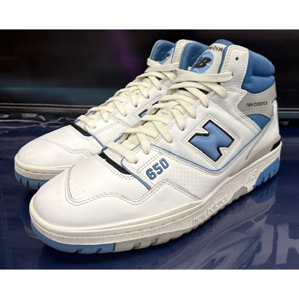 New Balance 650 White Heritage Blue BB650RCK Mens sneakers size 11.5